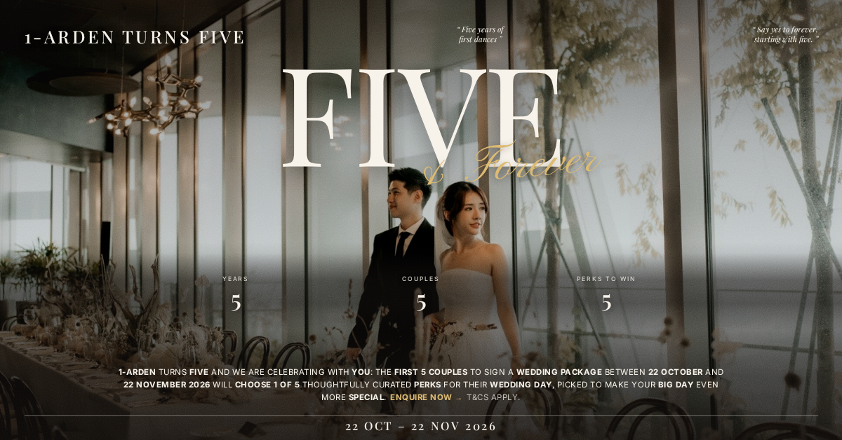 1-Arden Five and Forever wedding campaign